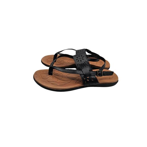 BOC Born Concept Sandals Womens 9 M Black Clearwater Thong Slingback - Picture 2 of 6